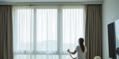 Delicate sheer drape cleaning point-lonsdale-vic Matty Curtain Cleaning